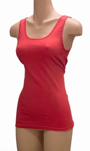 Pompadour dameshemd van biologisch katoen in rood