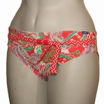 Cyell sale, Havana Red hoge bikinislip rood paisley maat 40