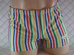 Punto Blanco aangesloten zwemshort wit kleurige streep