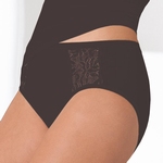 Vintage tailleslip met kant Pompadour nostalgie, zwart mt 40