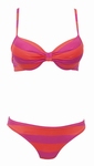 Rosa Faia sale pink orange push up bikini  maat 38D & 40D 