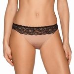 Prima Donna By Night sexy rioslip met zwart kant cream black