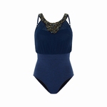 Cyell sale Platinum ess. navy luxe voorgev badpak maat 42