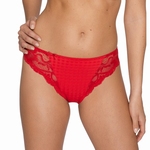Madison, Prima Donna, rioslip met kant in scarlet