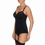 Madison, Prima Donna, mooi torselet / corsage in zwart D-F