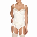 Madison, Prima Donna, mooi torselet / corsage in natuur D-F