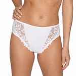 Prima Donna Deauville, bijpassende tailleslip met kant, wit