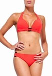 Sedna Riva padded push up bikini in  poppy red Sale xl