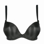 Prima Donna Satin niet voorgevormde decollete bh zwart D cup
