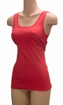 Pompadour dameshemd van biologisch katoen in rood