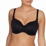 Madison, Prima Donna, voorgevormde gladde bh, zwart c,d