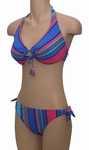 Profile Gottex voorgevormde halterbikini ,felle print 40 B